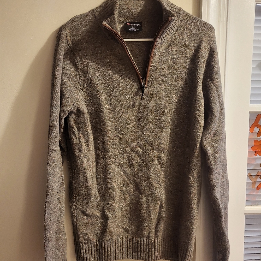 Gray Sherpa Sweater